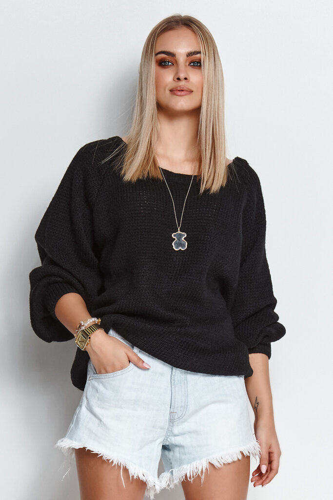 Pullover model 171545 Makadamia