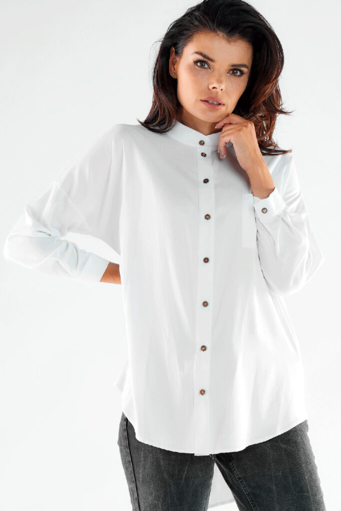 Langarm Hemd model 173921 awama
