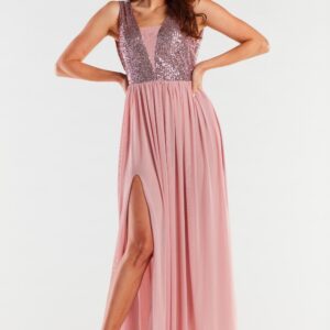 Langes Kleid model 174300 awama
