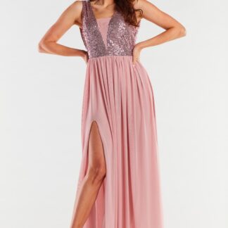 Langes Kleid model 174300 awama