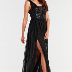 Langes Kleid model 174301 awama