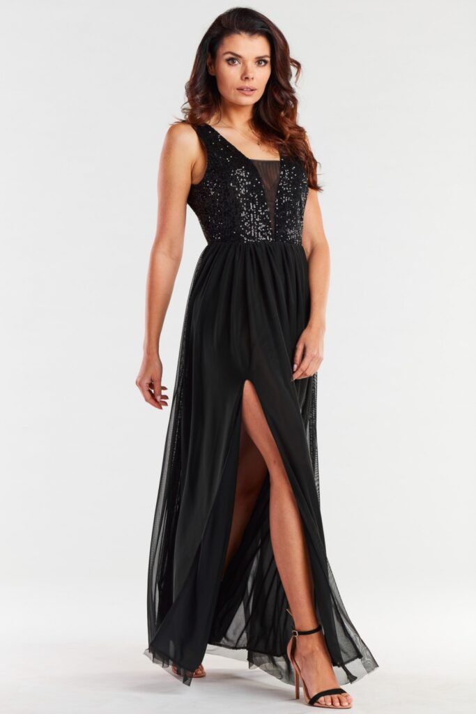 Langes Kleid model 174301 awama