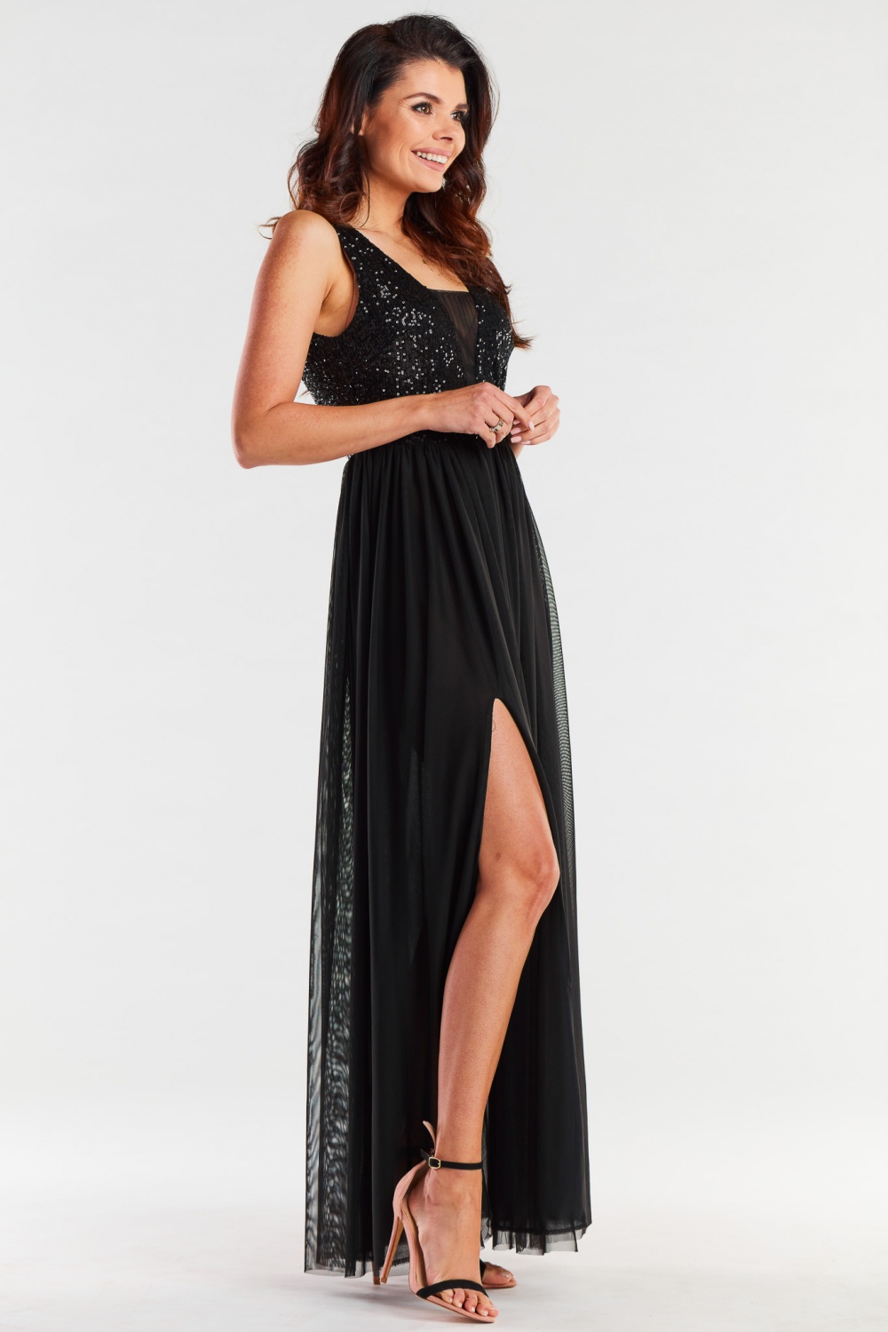 Langes Kleid model 174301 awama - Afbeelding 2