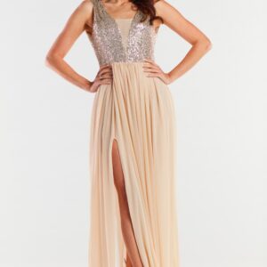 Langes Kleid model 174302 awama
