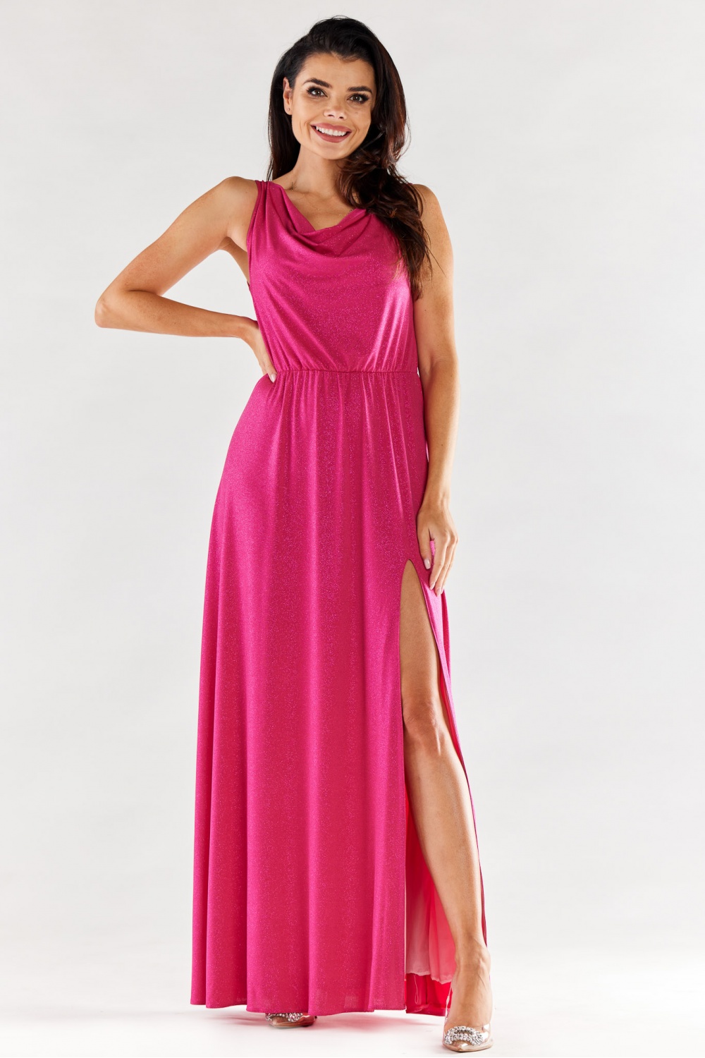 Langes Kleid model 174348 awama