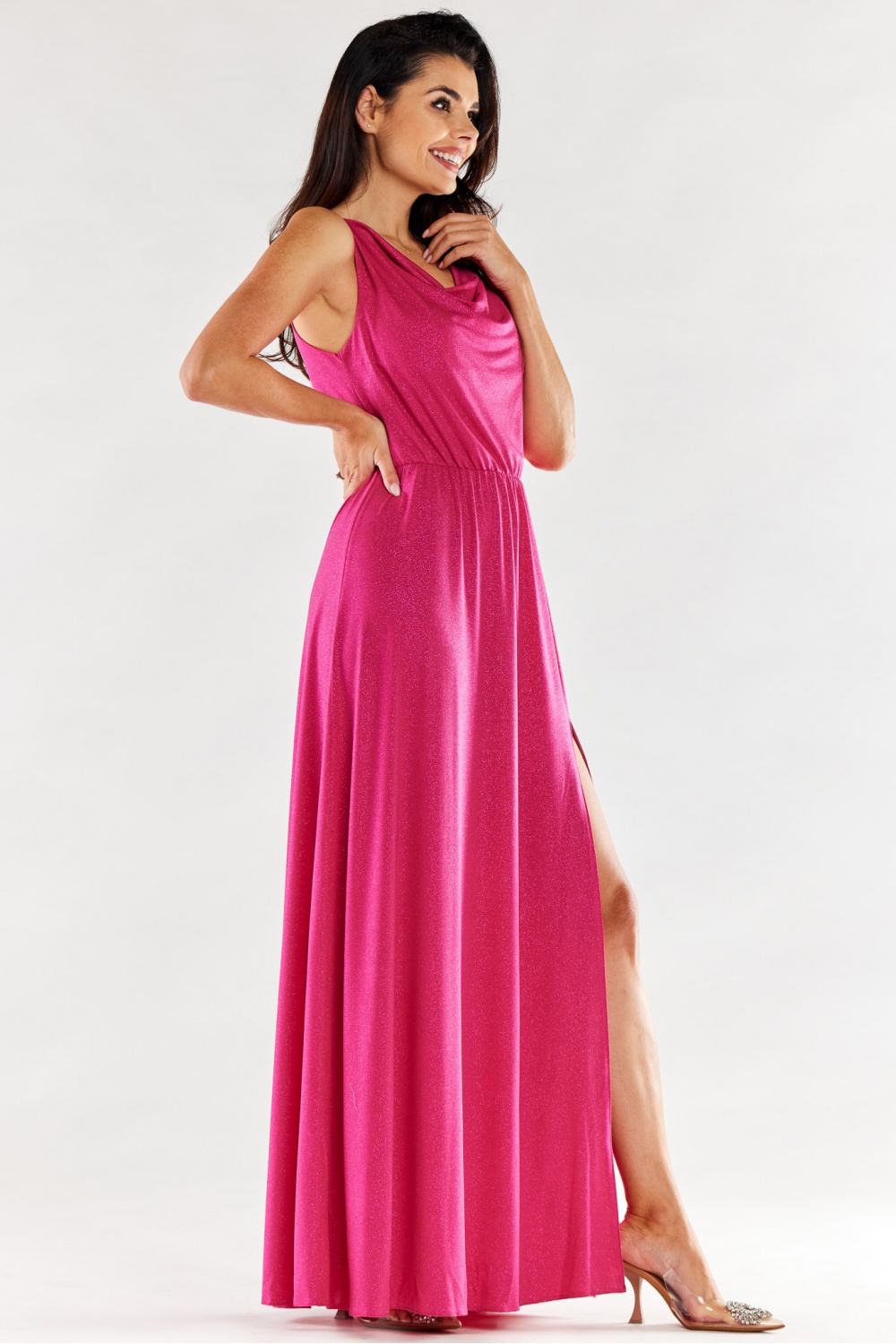 Langes Kleid model 174348 awama - Afbeelding 2