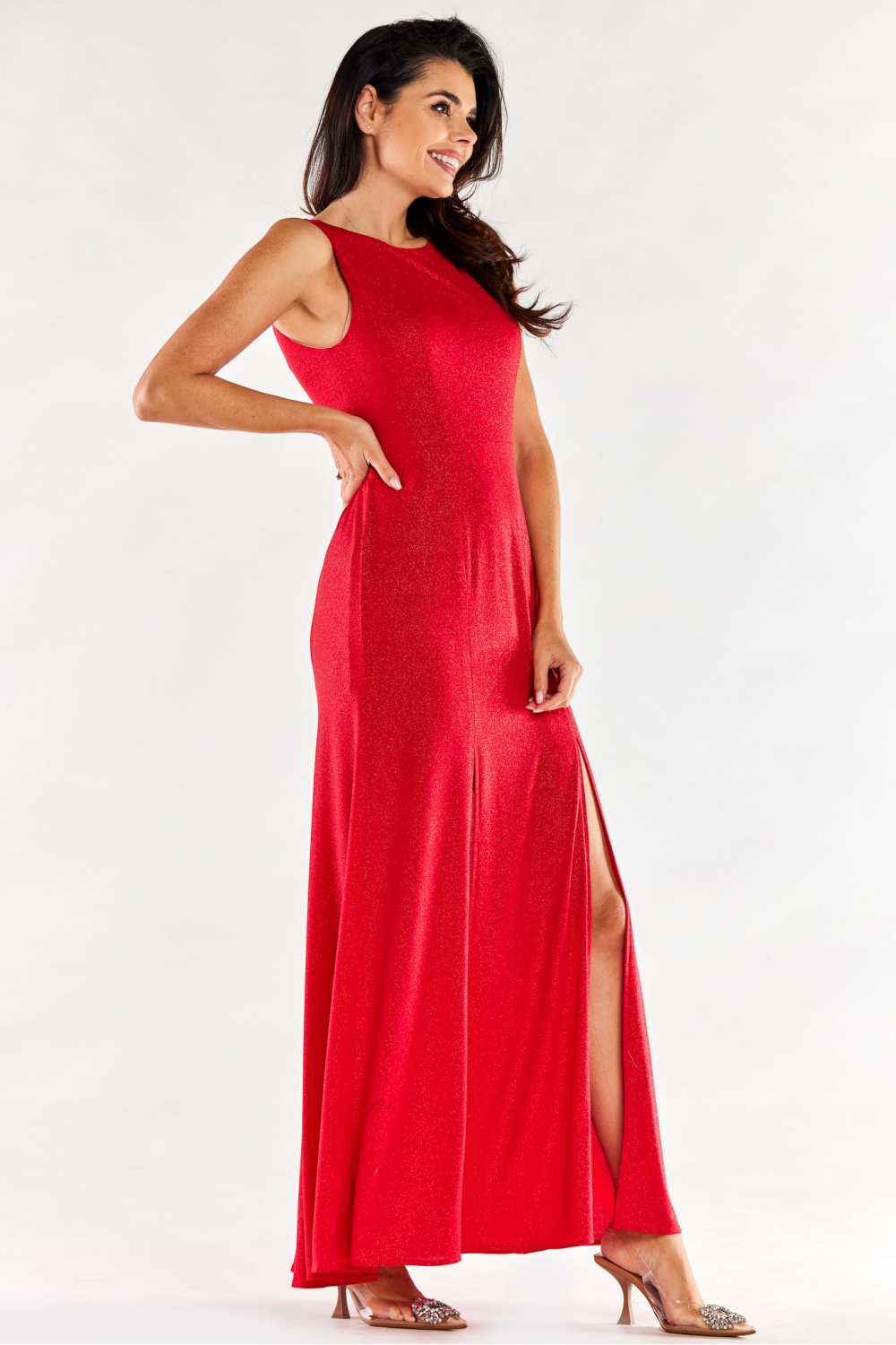 Langes Kleid model 174383 awama - Afbeelding 2