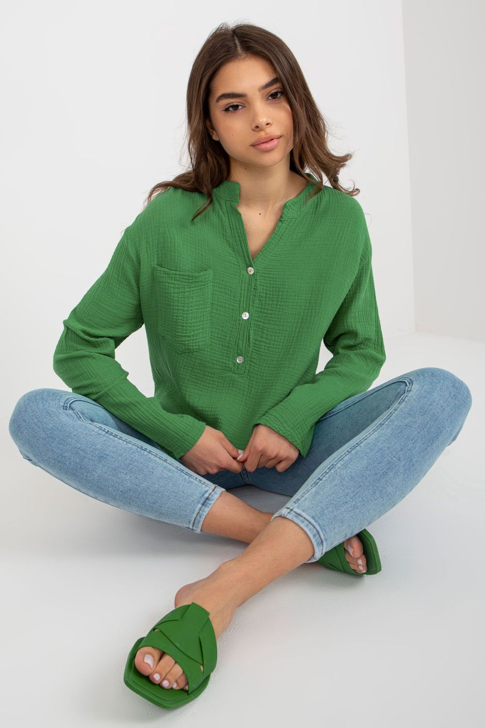 Bluse model 179018 Och Bella - Afbeelding 2