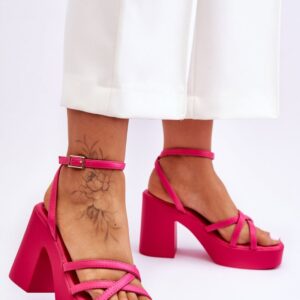 Sandalen mit Absatz model 180544 Step in style