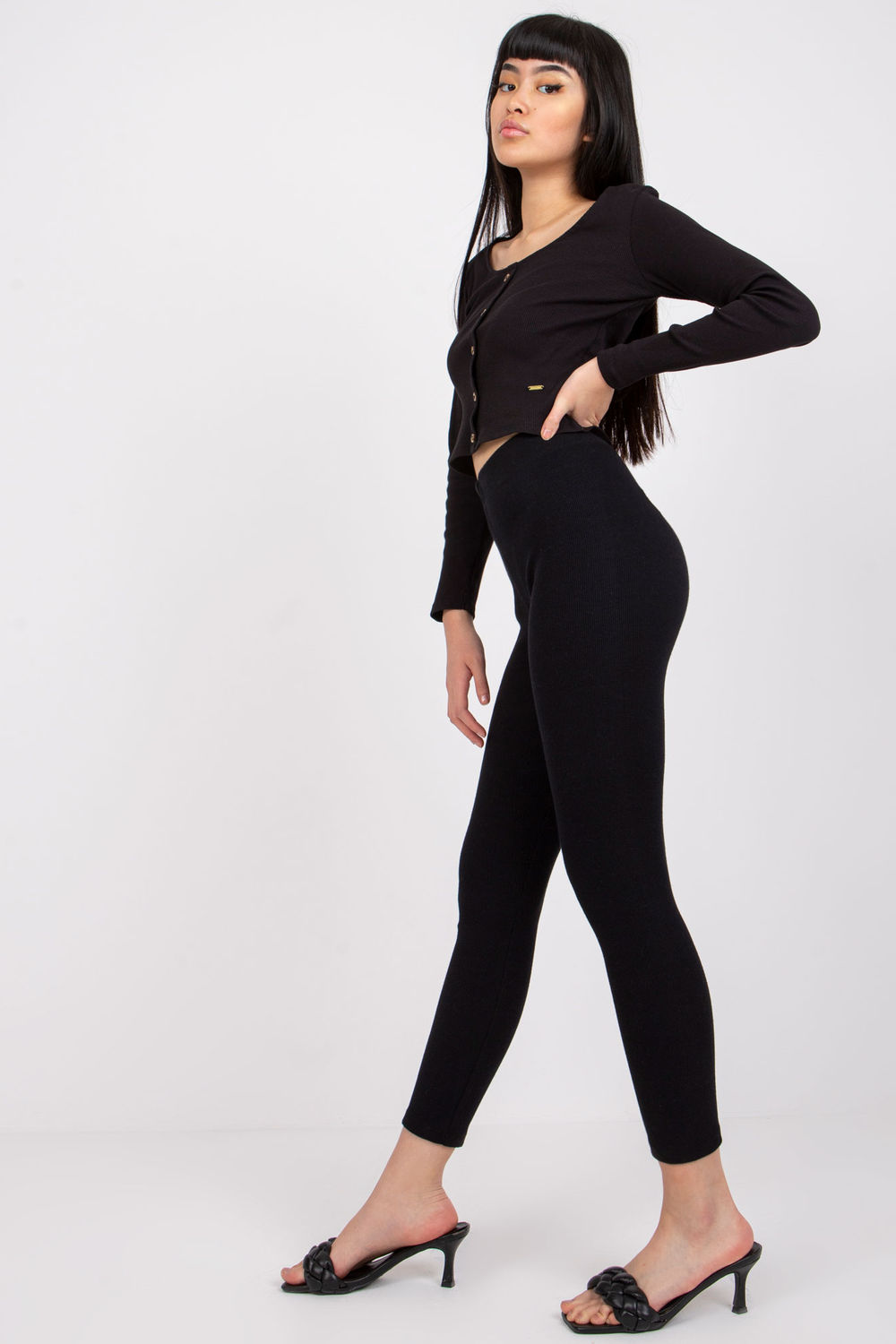 Lange Leggings model 180888 Rue Paris - Afbeelding 2