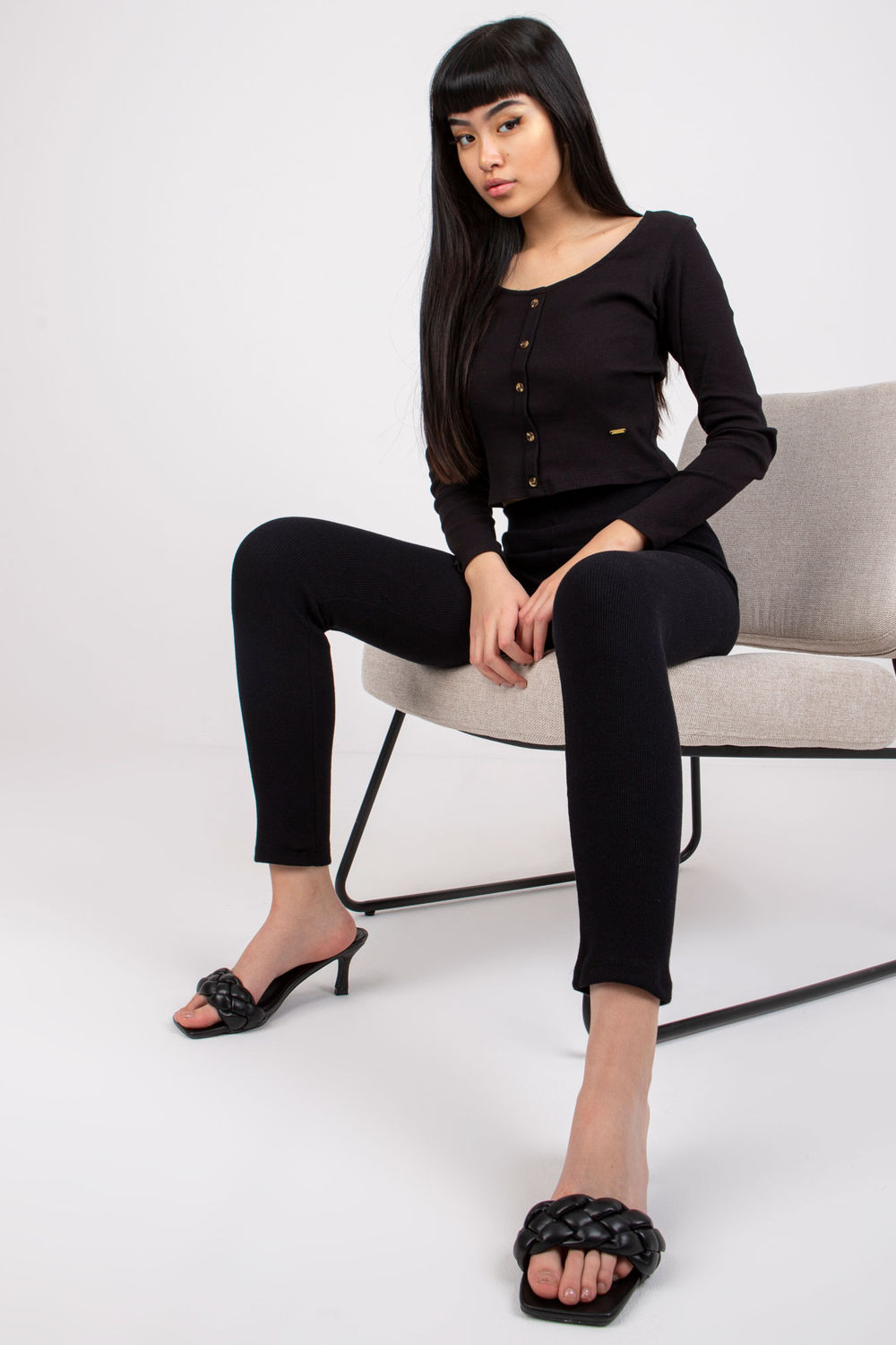 Lange Leggings model 180888 Rue Paris - Afbeelding 4