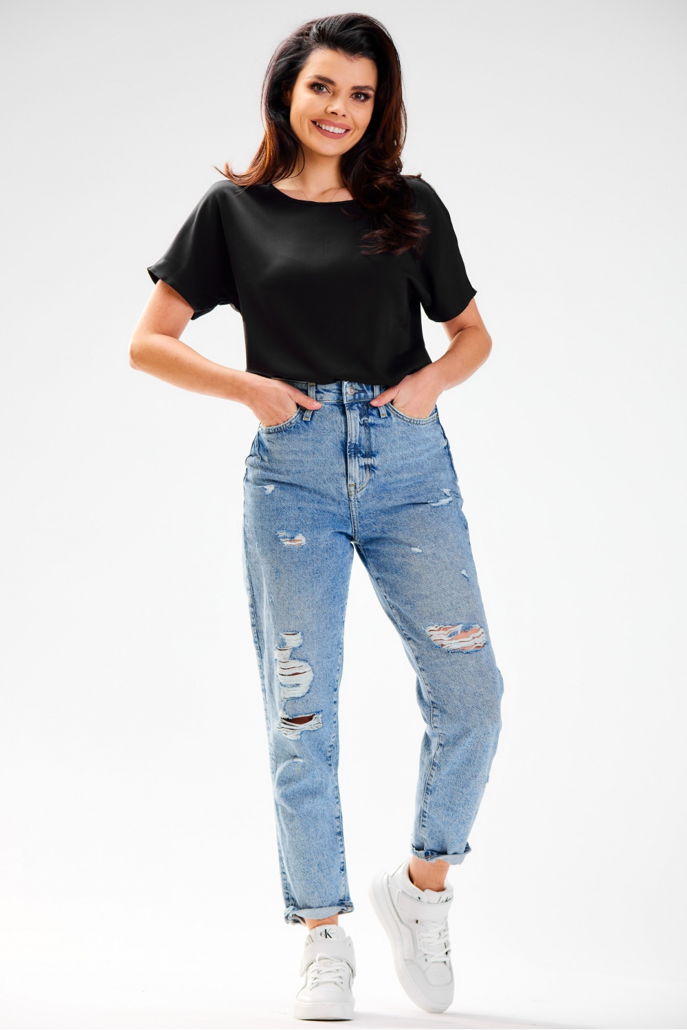 Bluse model 181100 awama - Afbeelding 2