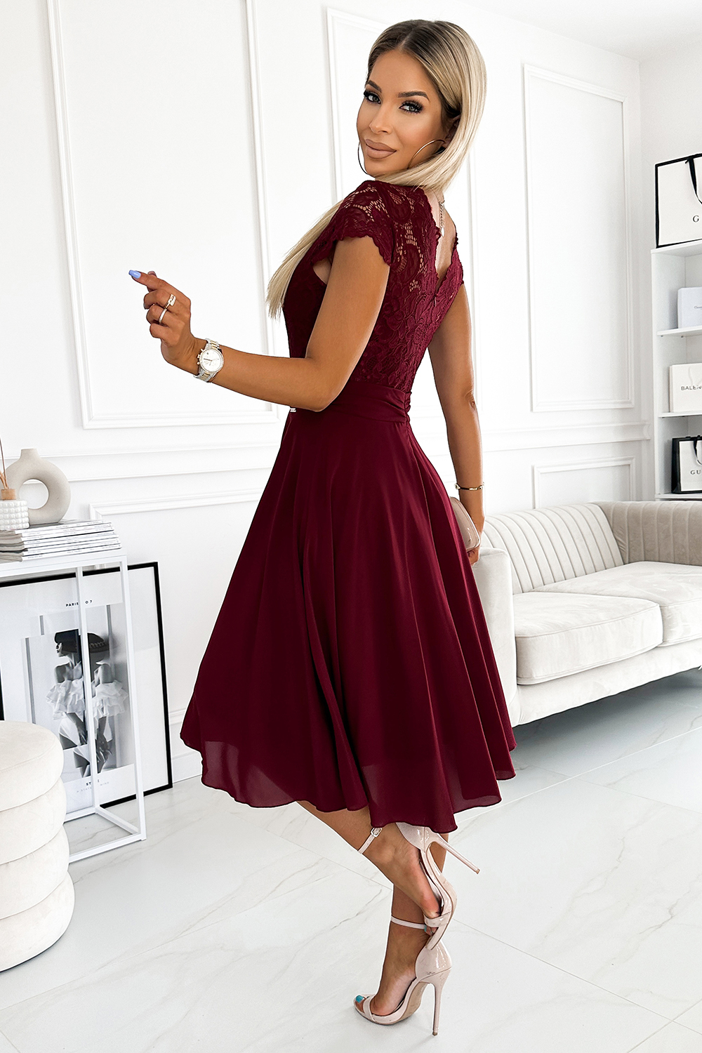 Abendkleid model 181127 Numoco - Afbeelding 3