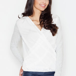 Bluse model 43827 Figl