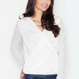 Bluse model 43827 Figl
