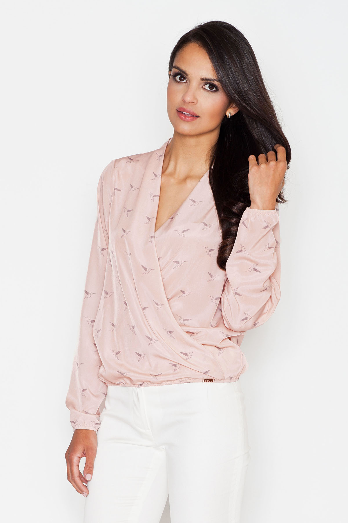 Bluse model 43837 Figl