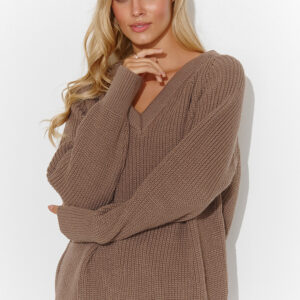 Pullover model 184785 Makadamia