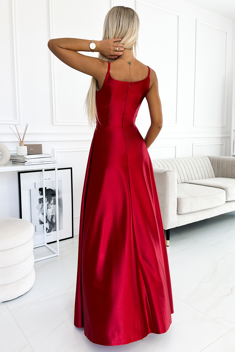 Langes Kleid model 186315 Numoco - Afbeelding 2