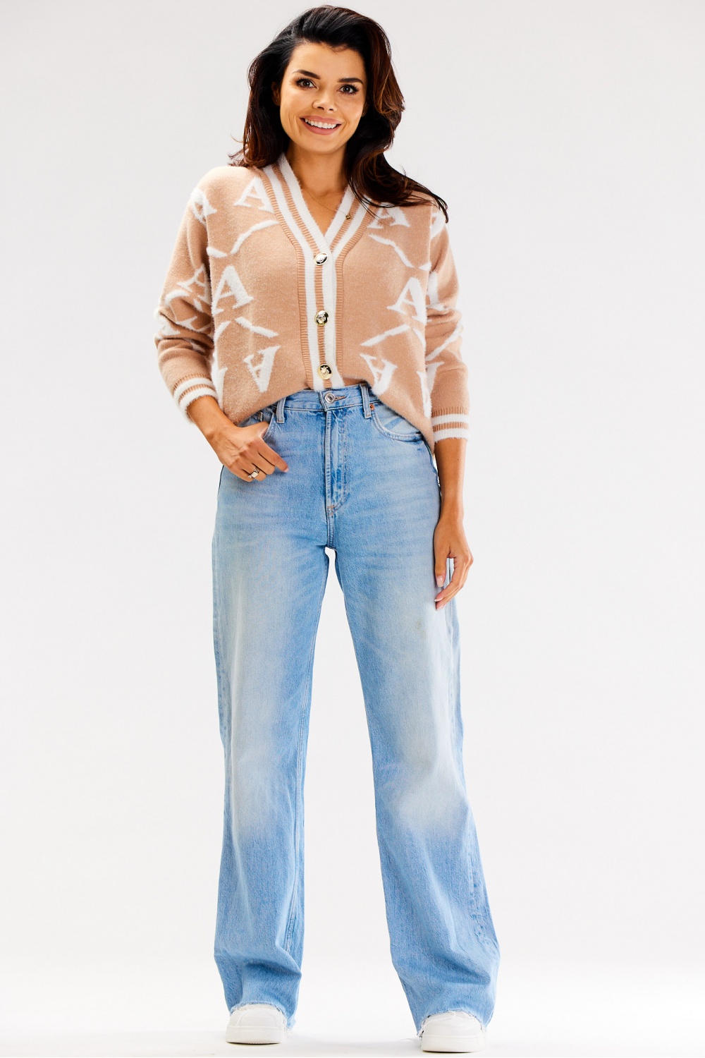 Cardigan model 187125 awama - Afbeelding 2