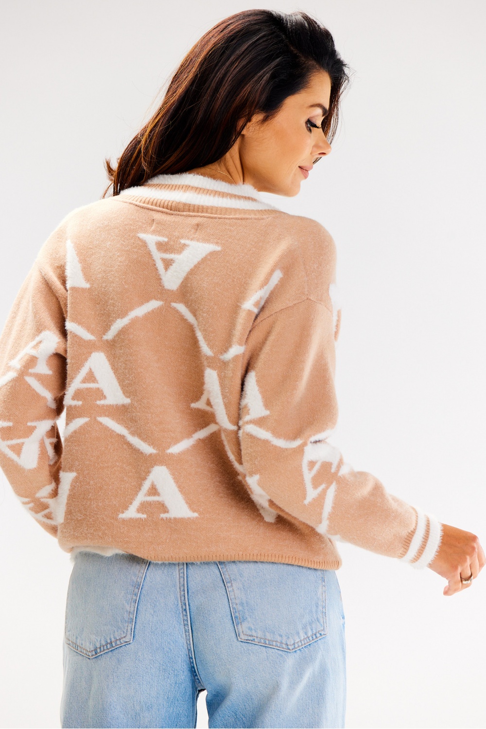 Cardigan model 187125 awama - Afbeelding 3